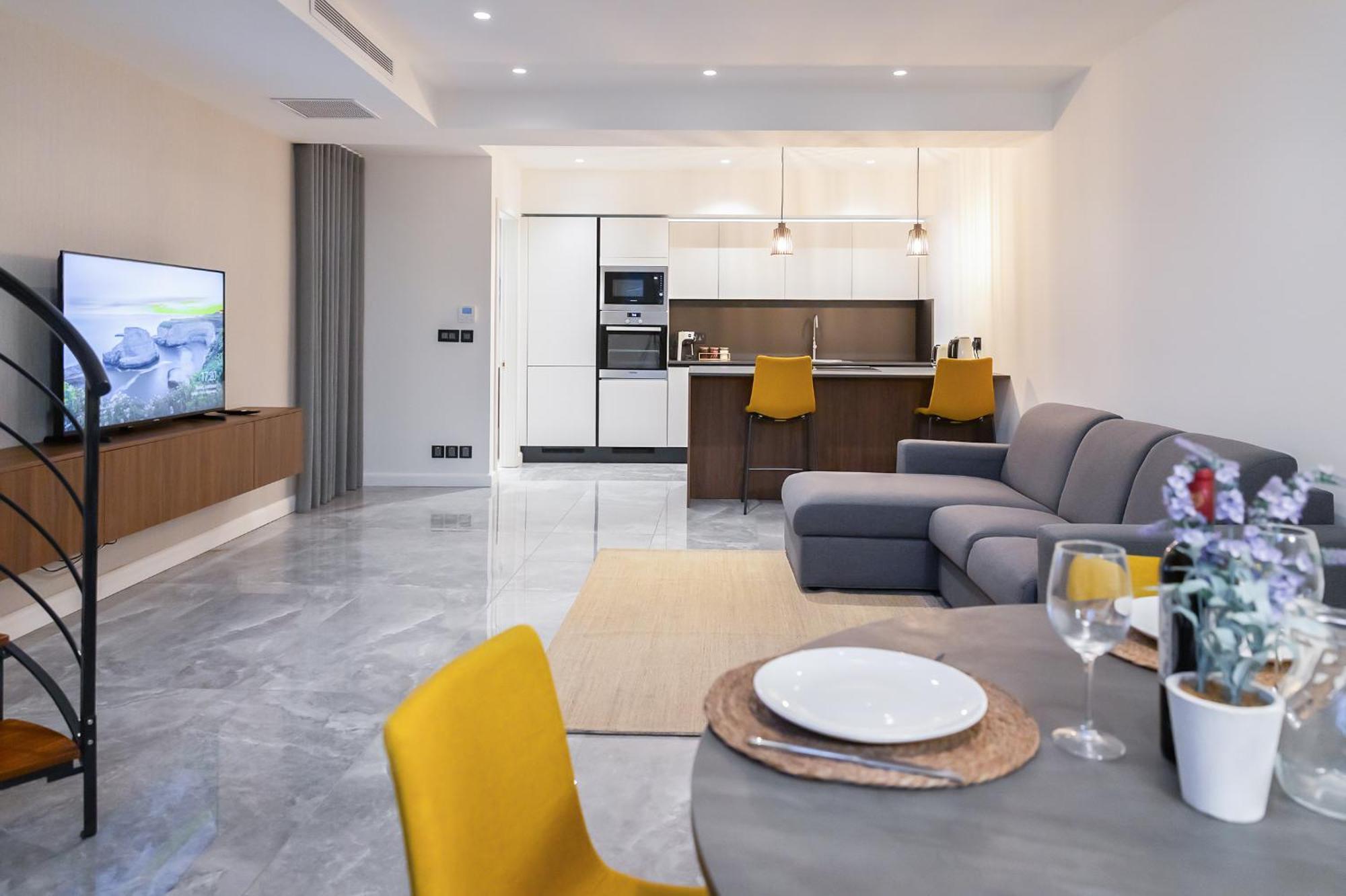 Florette Suite 1Br With Stunning Lounge Terrace By Arcobnb Φλοριάνα Εξωτερικό φωτογραφία